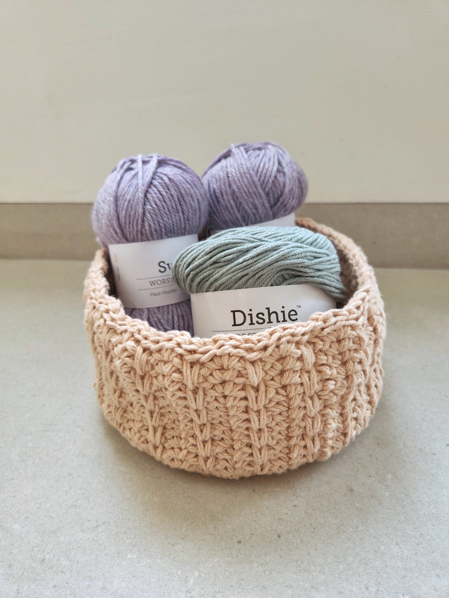 Lobelia Nesting Basket Crochet Pattern by Agat Rottman