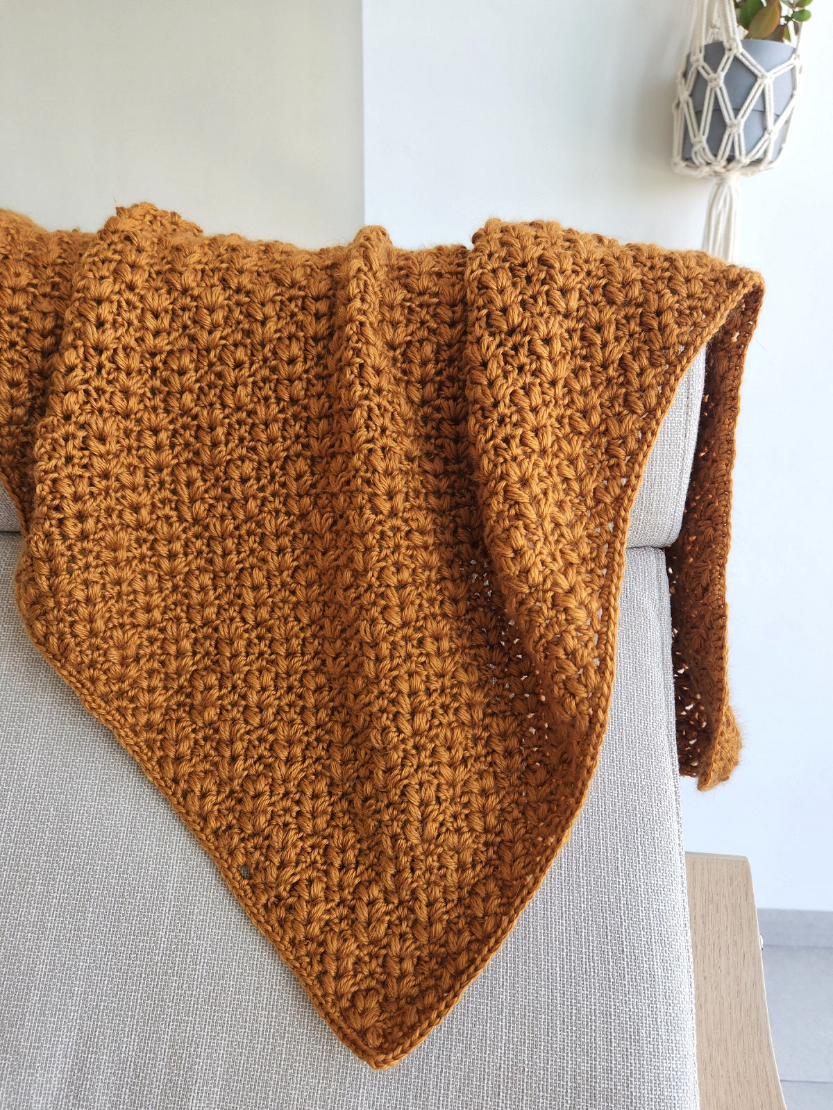 Waves of Grain C2C Blanket Crochet Pattern by Agat Rottman