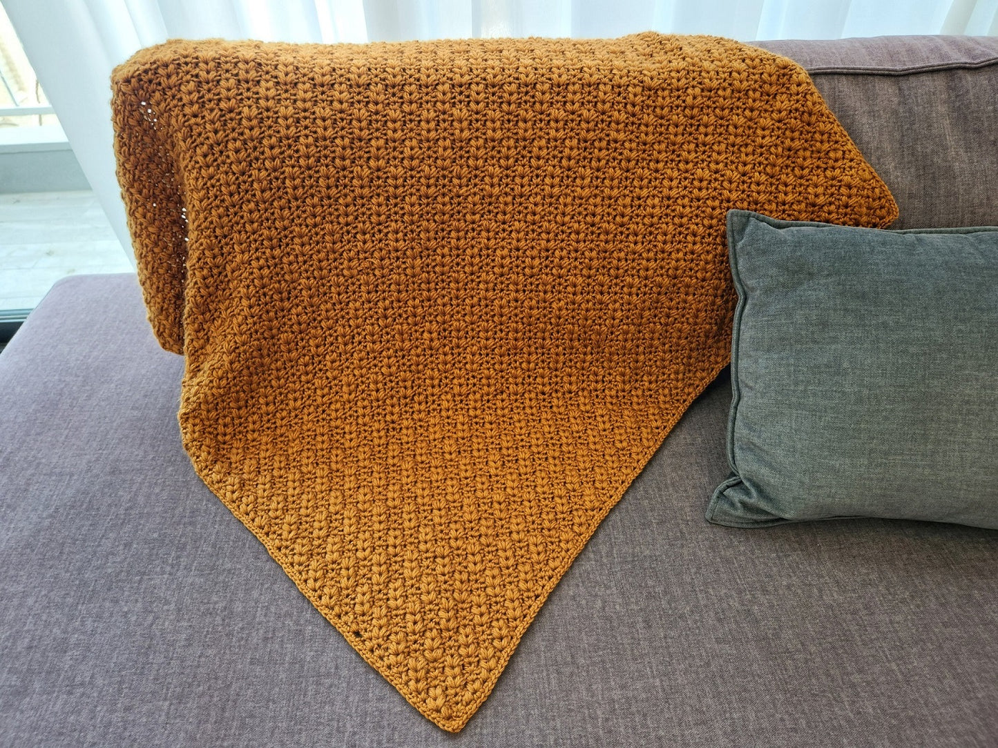 Waves of Grain C2C Blanket Crochet Pattern by Agat Rottman