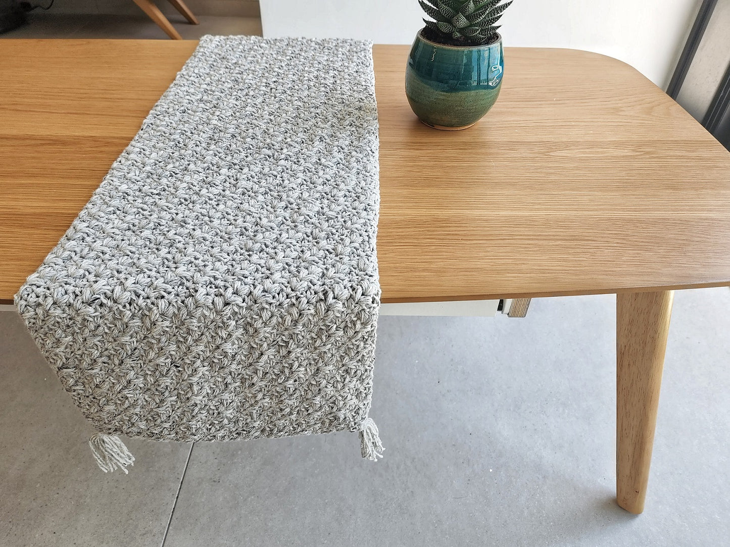 Waves of Grain C2C Table Runner Crochet Pattern by Agat Rottman