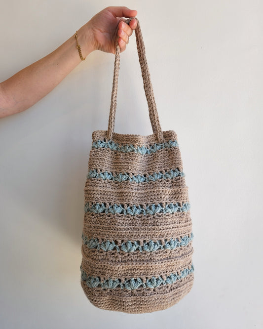 Floral Tote Bag Crochet Pattern by Agat Rottman