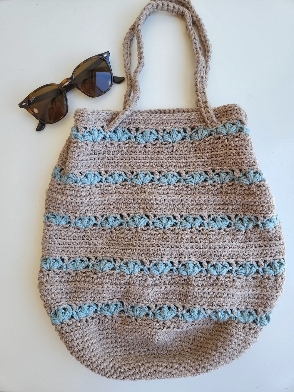 Floral Tote Bag Crochet Pattern by Agat Rottman