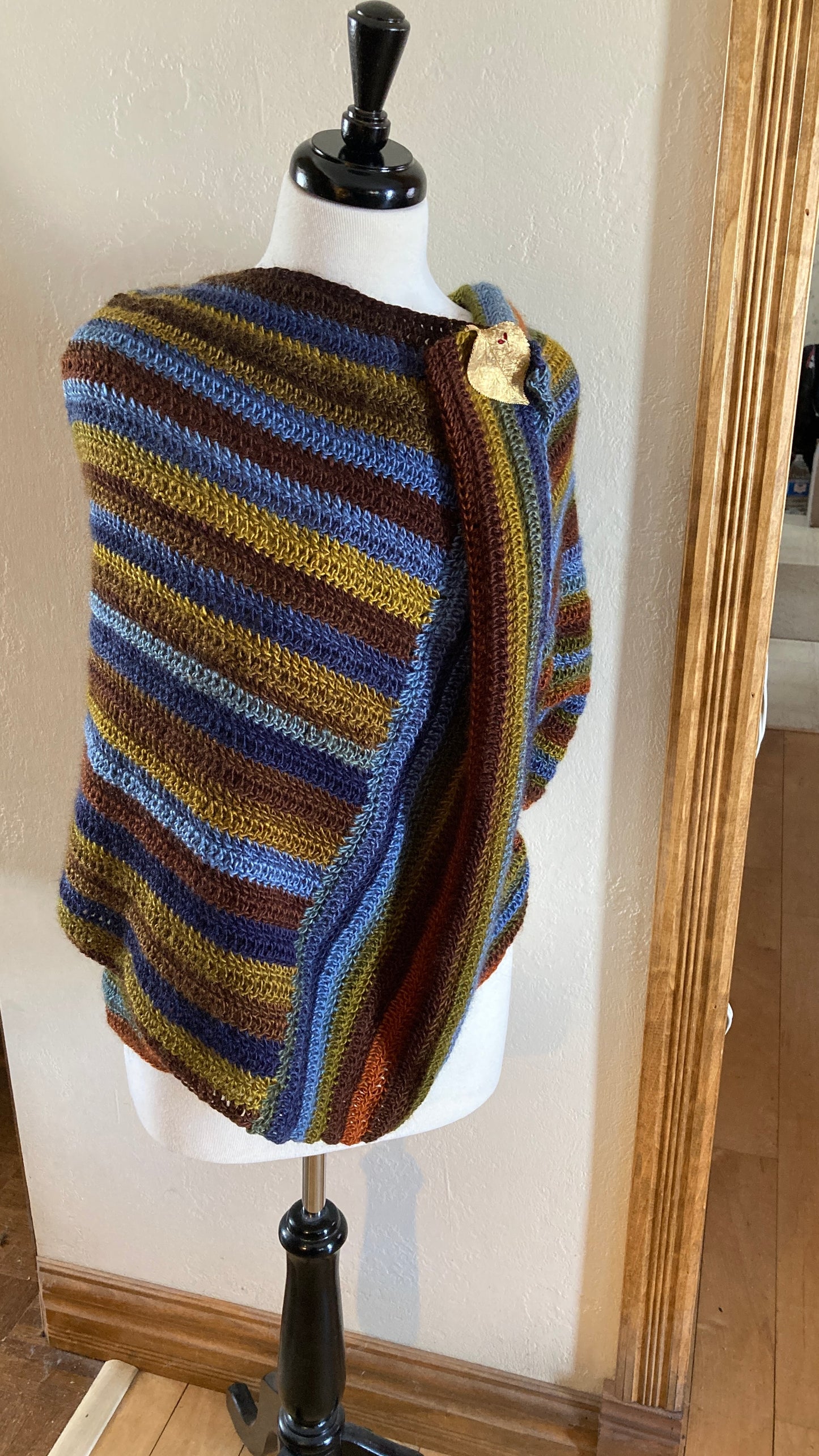 Beginner Crochet Poncho Wrap Crochet Pattern by Victoria Pietz