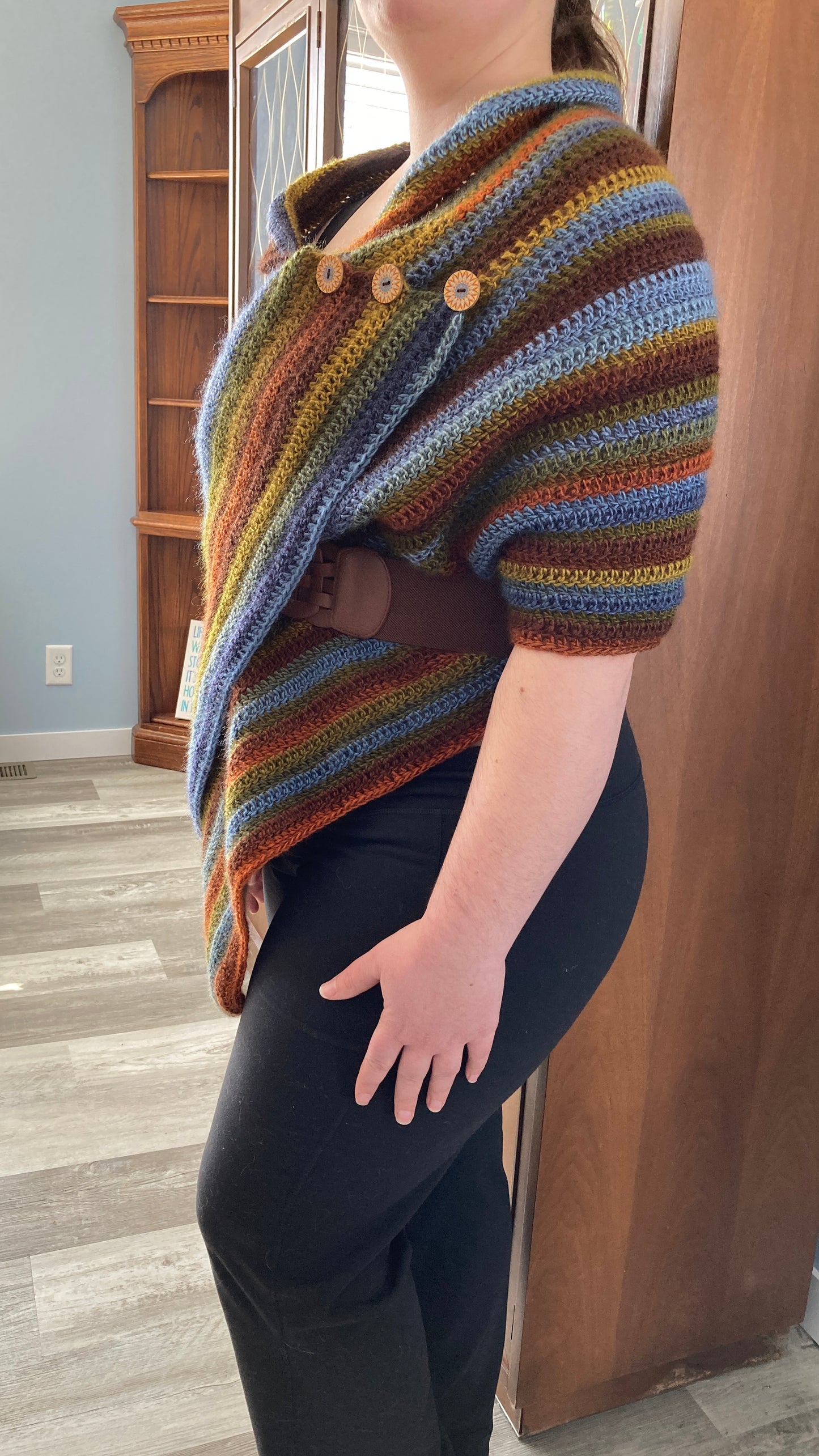 Beginner Crochet Poncho Wrap Crochet Pattern by Victoria Pietz