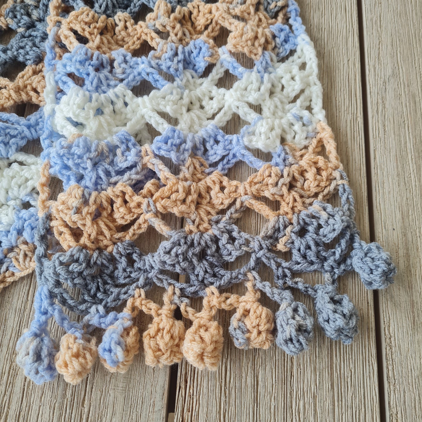 Nordic Trails Scarf Crochet Pattern by Sandra Regev
