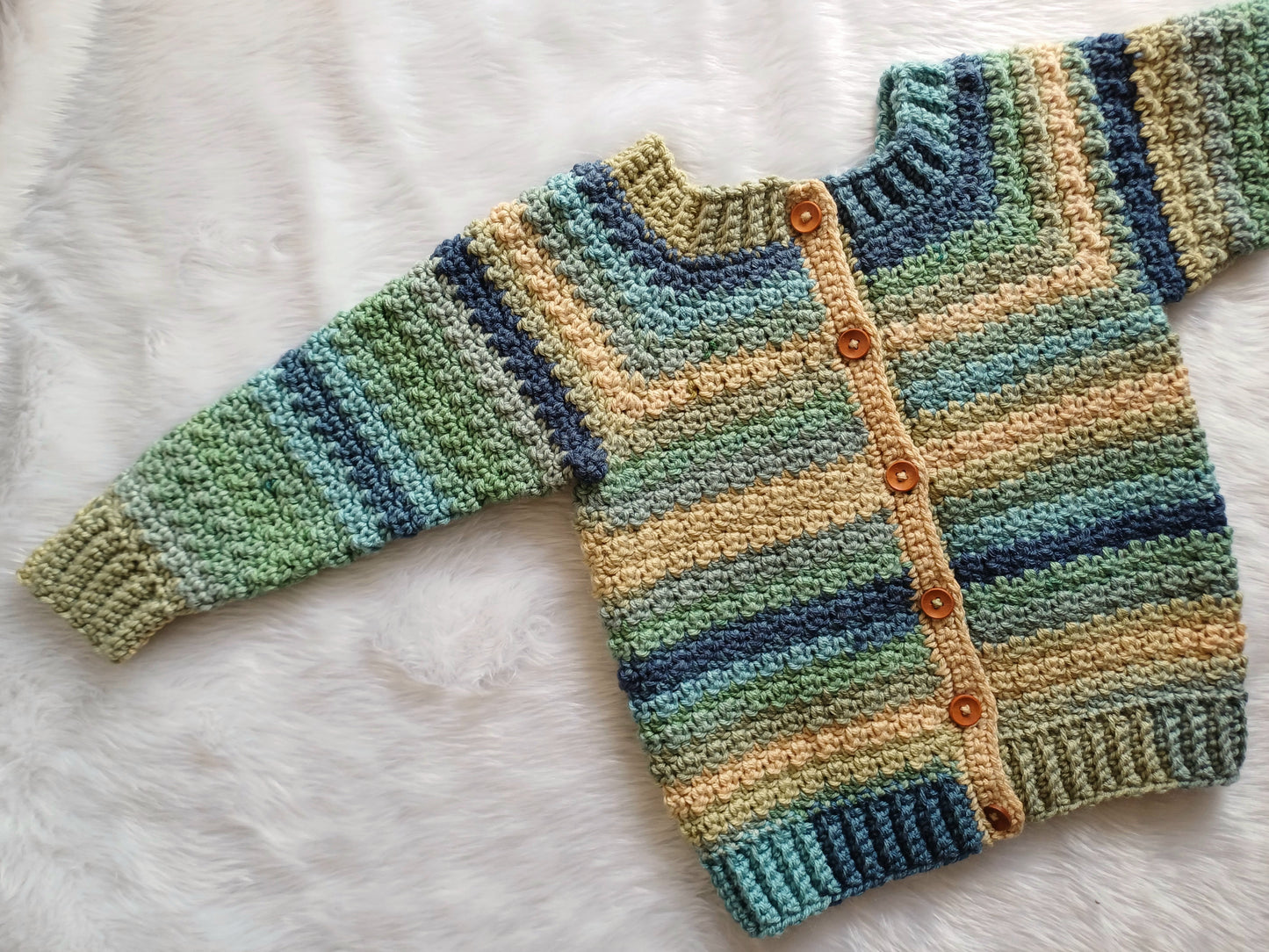 Oliver Cardi Pullover Child Crochet Pattern by Rashami Sarode
