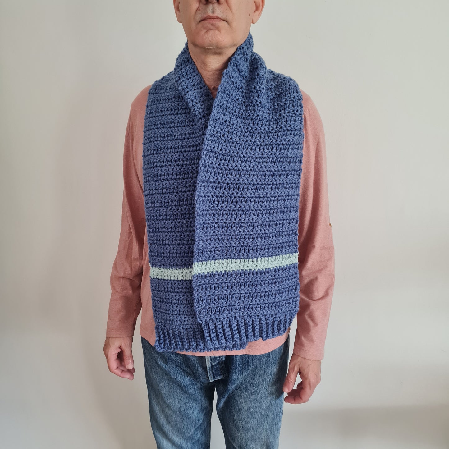 Glacier Scarf Crochet Pattern by Sandra Regev