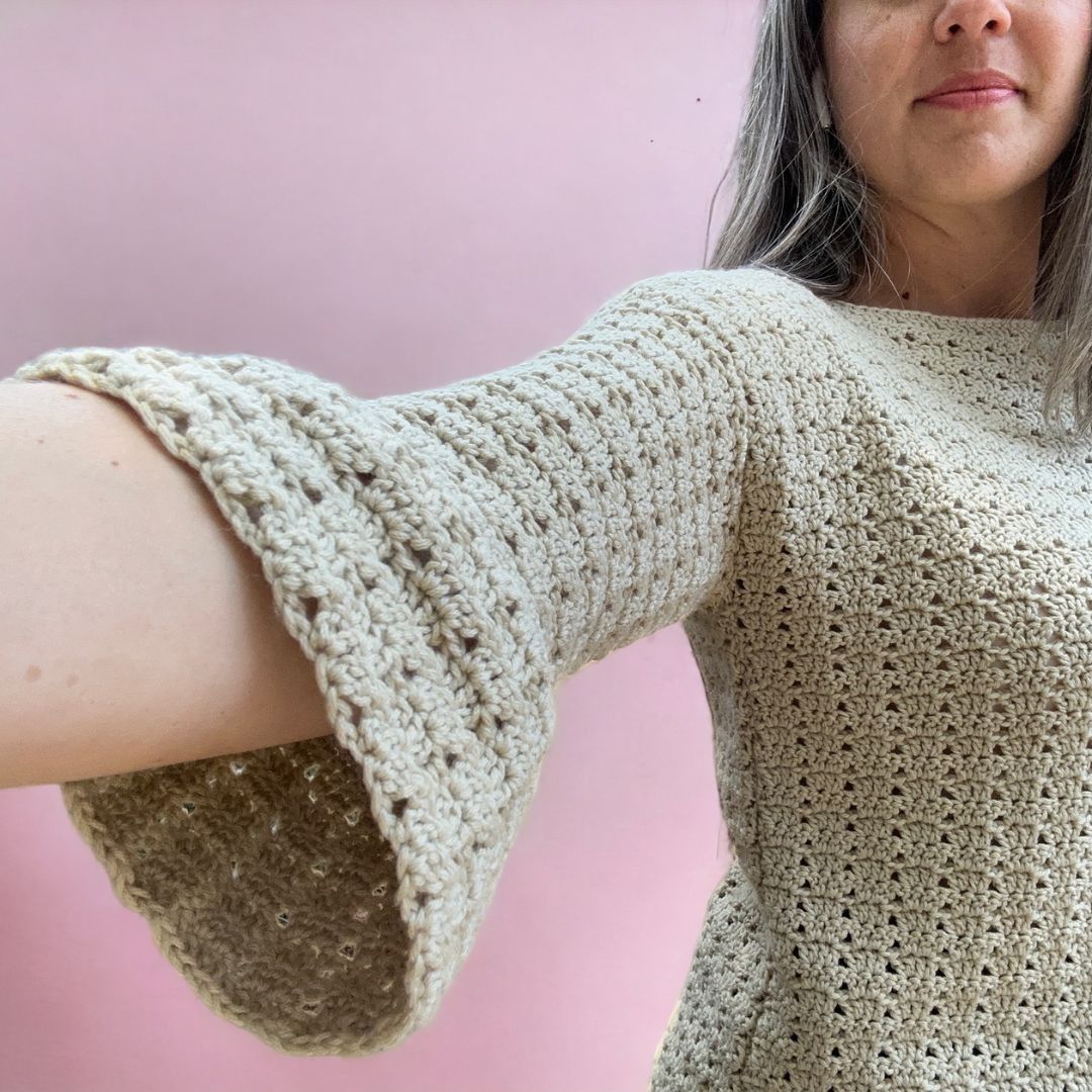 Belinda Top Crochet Pattern by Crystal Marin