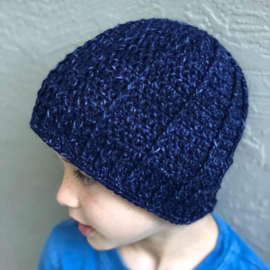 Bravo Beanie Crochet Pattern by Crystal Marin