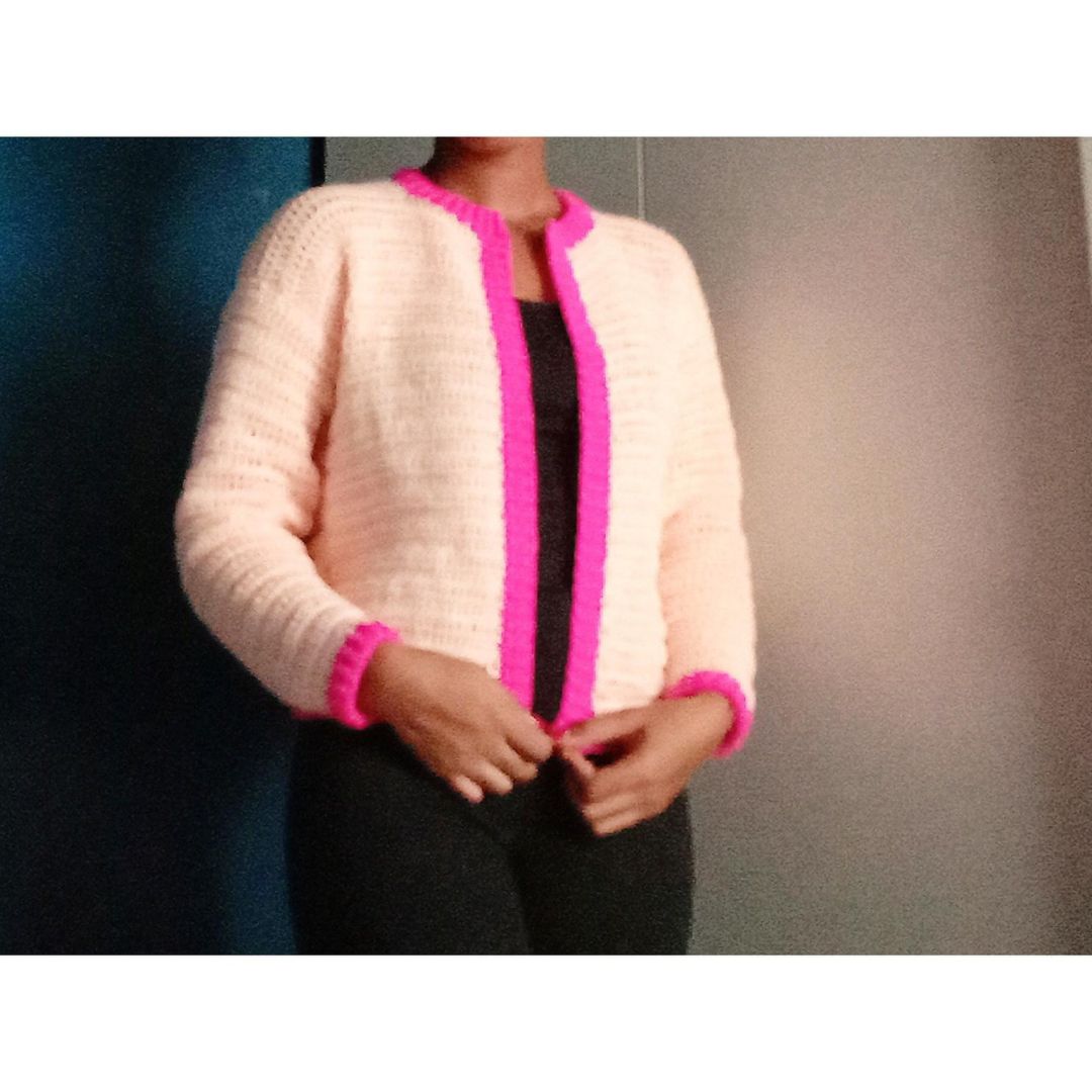 Crochet Simple Cardigan Crochet Pattern by Helena Mathias