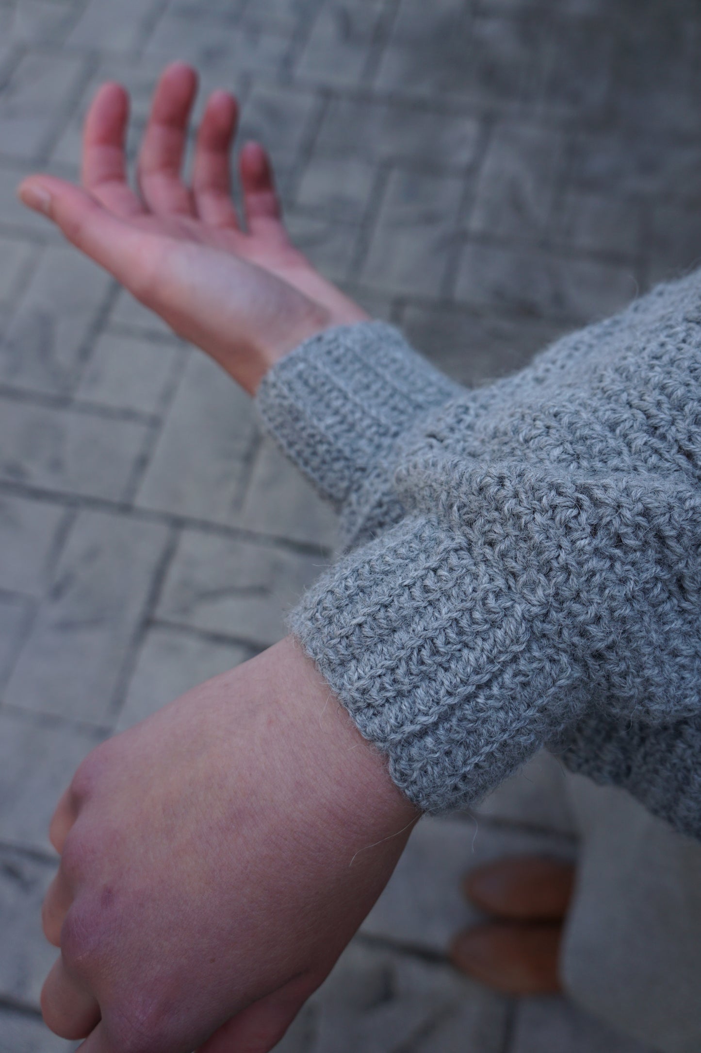 Cobblestone Sweater Dress Crochet Pattern by Zara Powter