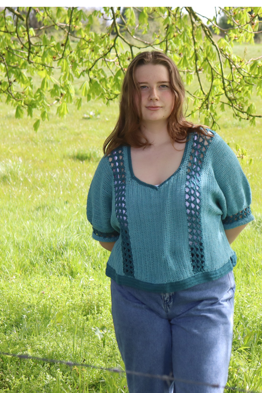 Skerries Adults Top Crochet Pattern by Ciara Doyle