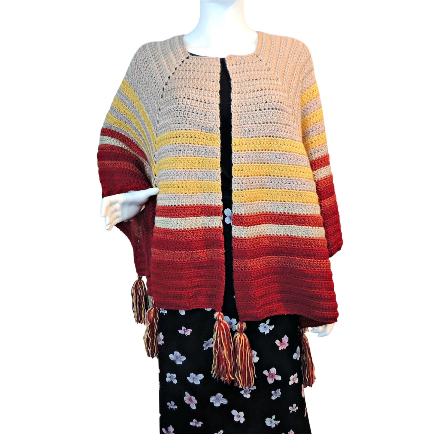 Harvest Poncho Crochet Pattern by Jessie At Home