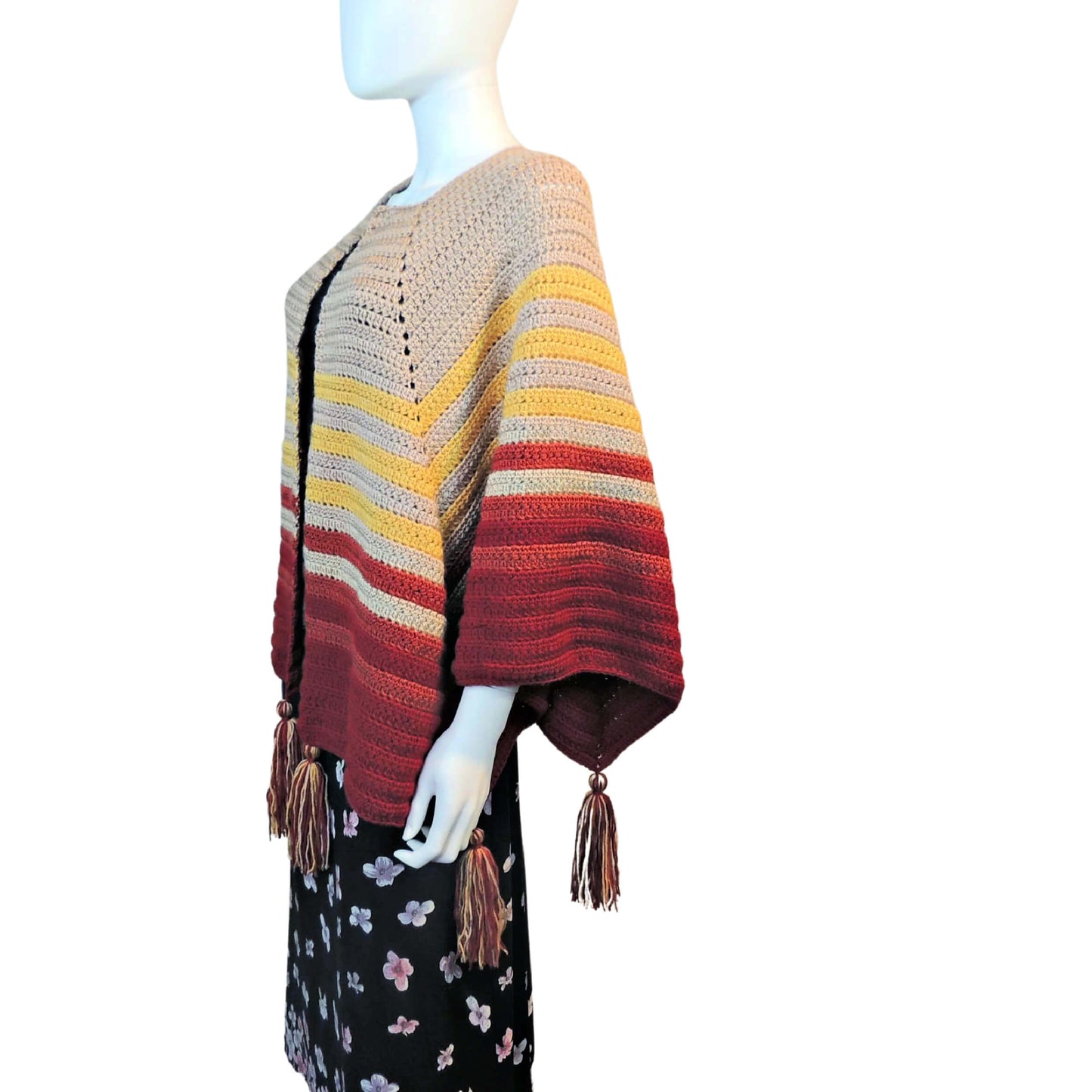 Harvest Poncho Crochet Pattern by Jessie At Home