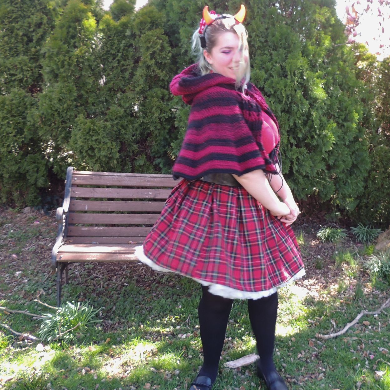 Hooded Cabled Cape Crochet Pattern by Jessie At Home