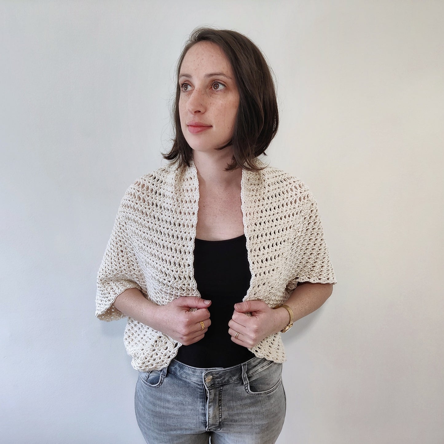 Iris Cocoon Shrug Crochet Pattern by Agat Rottman