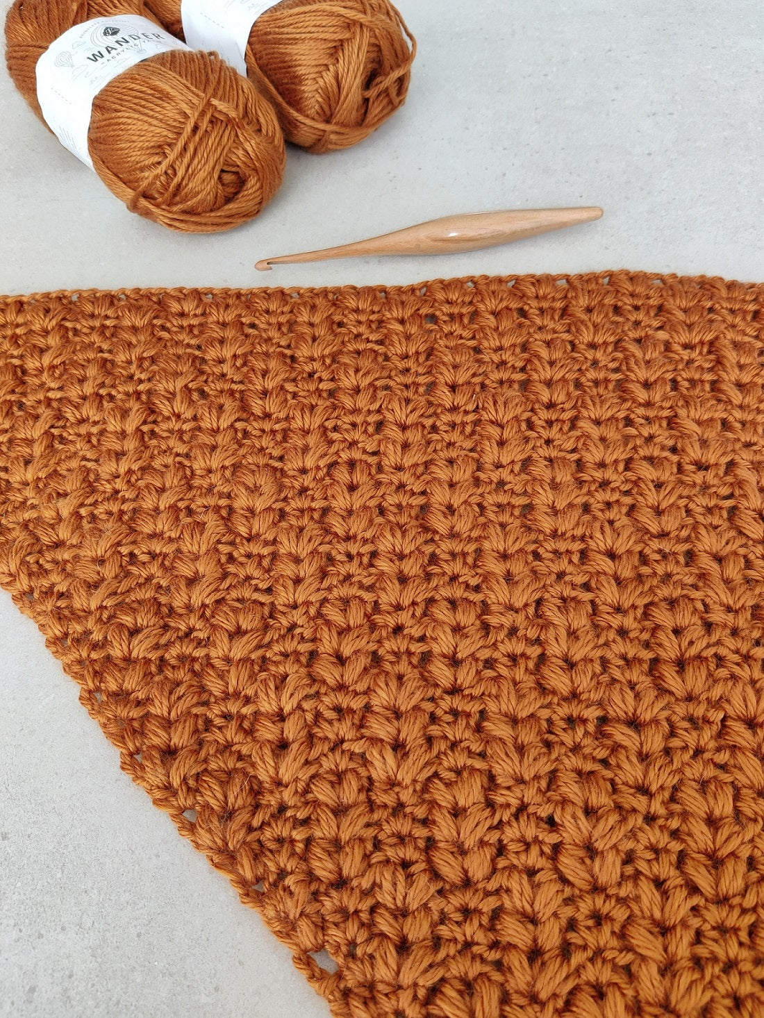 Waves of Grain C2C Blanket Crochet Pattern by Agat Rottman