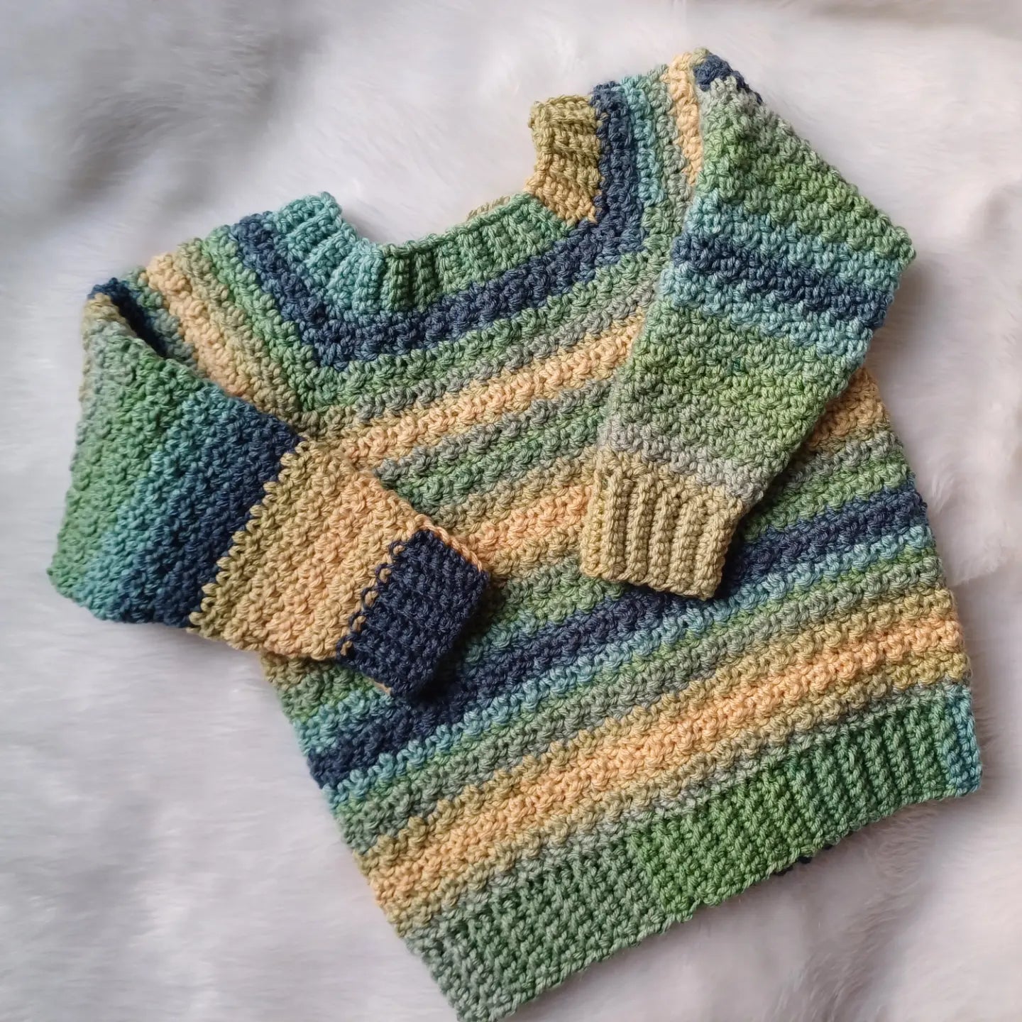 Oliver Cardi Pullover Child Crochet Pattern by Rashami Sarode