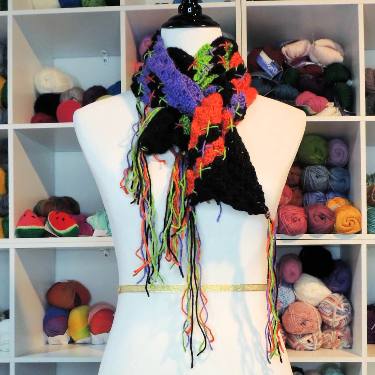In Stitches Scarf Crochet Pattern by Jessie At Home