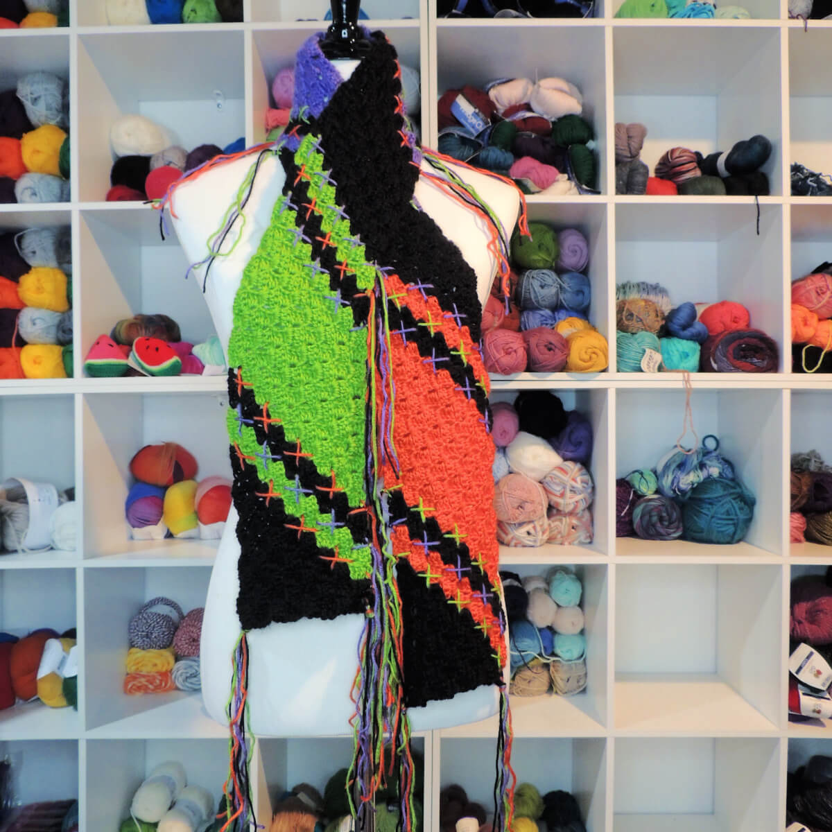 In Stitches Scarf Crochet Pattern by Jessie At Home