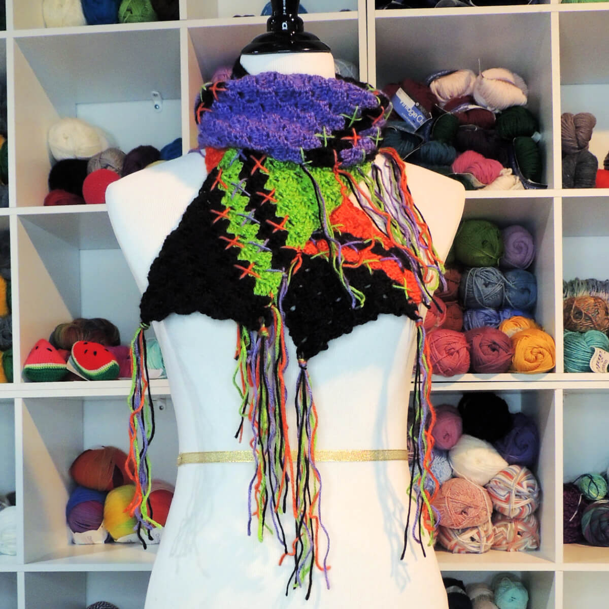 In Stitches Scarf Crochet Pattern by Jessie At Home