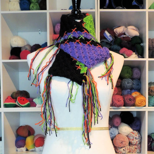In Stitches Scarf Crochet Pattern by Jessie At Home