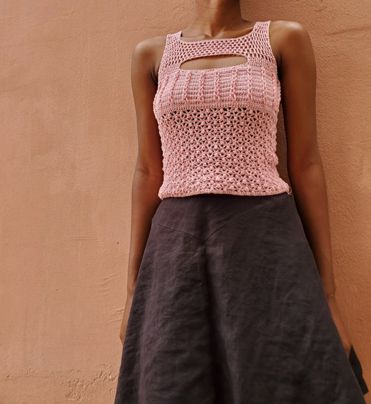 Kambili Top Crochet Pattern by Novamesne