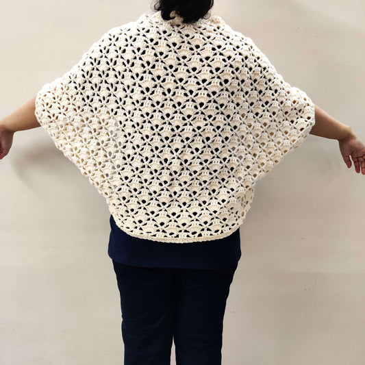 Magnolia Cocoon Shrug Crochet Pattern by Lets All Crochet