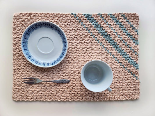 Seashore Bliss Placemat Crochet Pattern by Agat Rottman