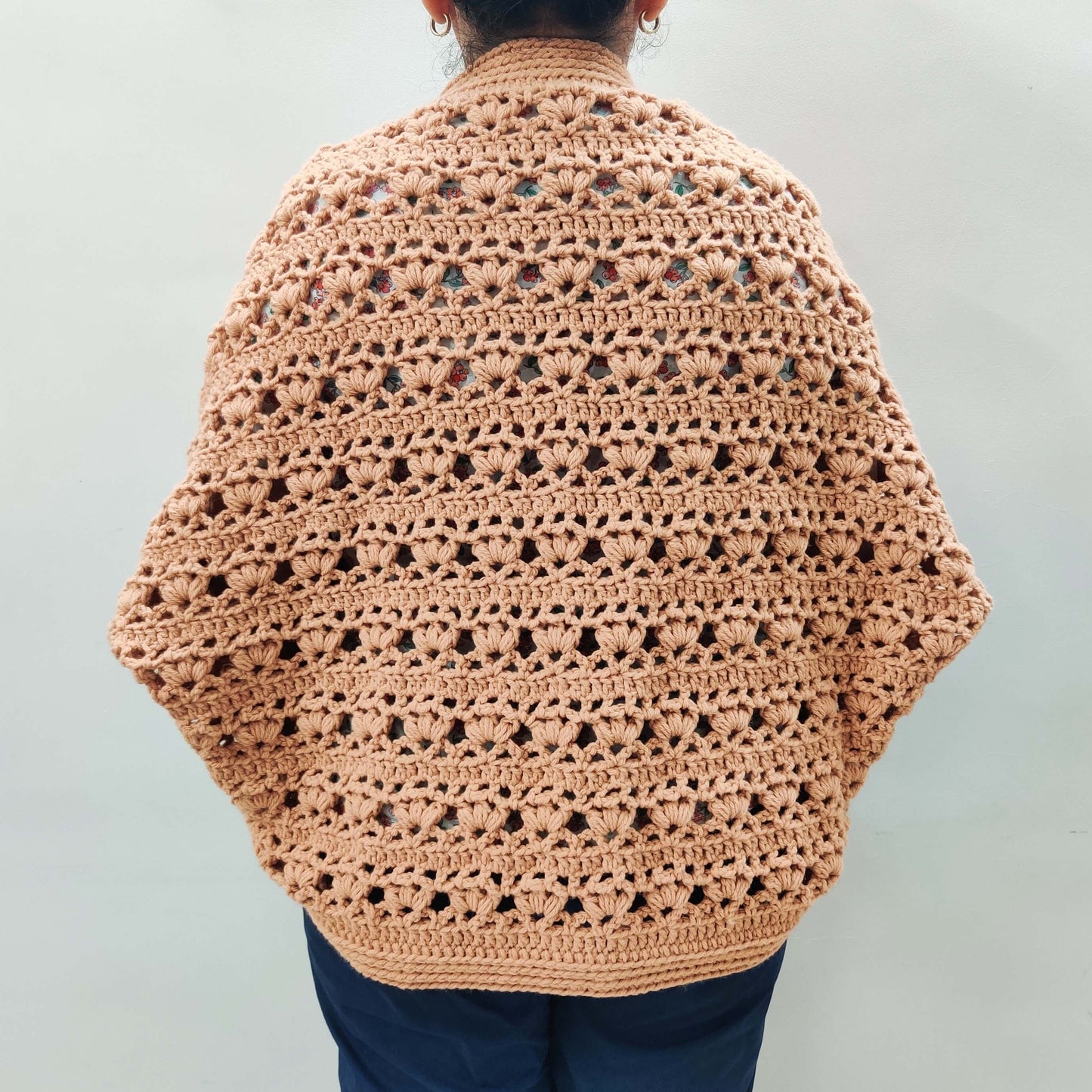 Pumpkin Pie Cocoon Shrug Crochet Pattern by Lets All Crochet