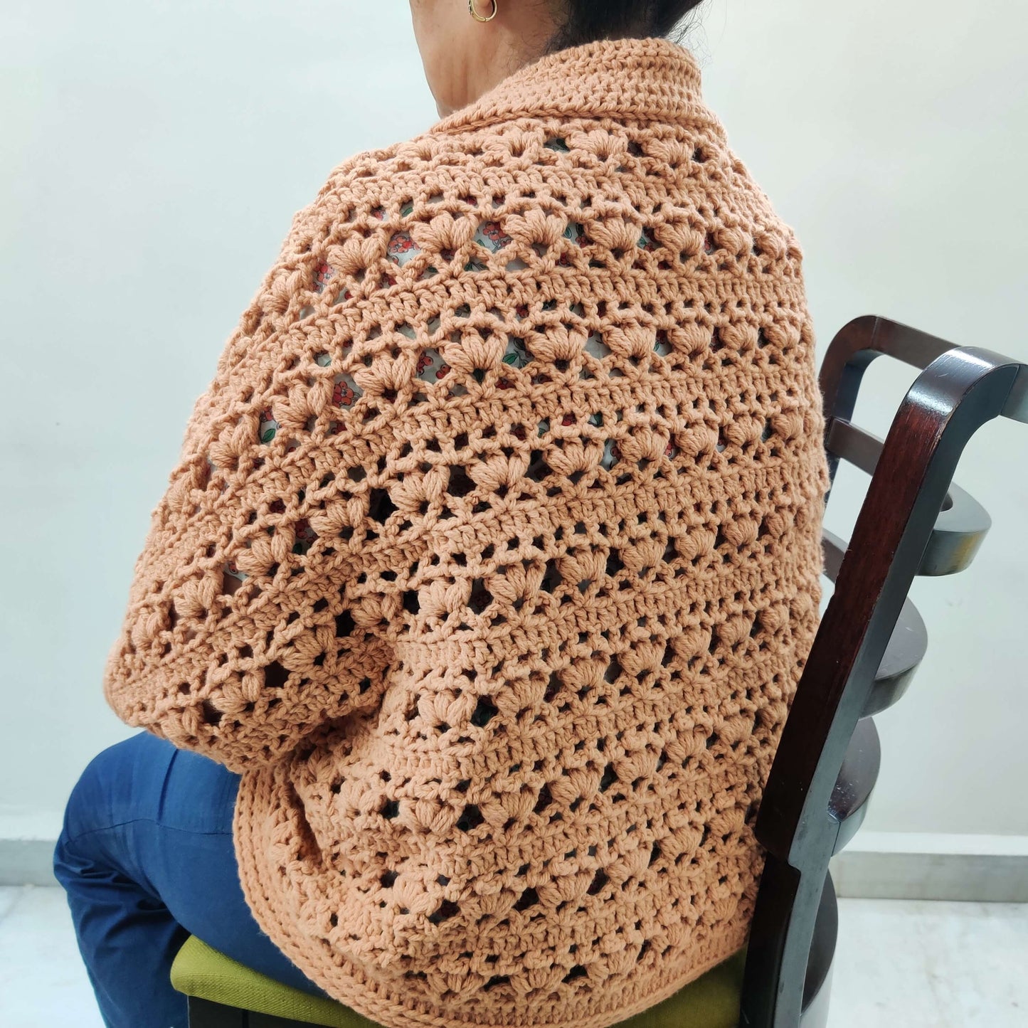 Pumpkin Pie Cocoon Shrug Crochet Pattern by Lets All Crochet
