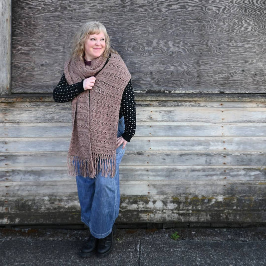 Salve Scarf Crochet Pattern by Crystal Marin