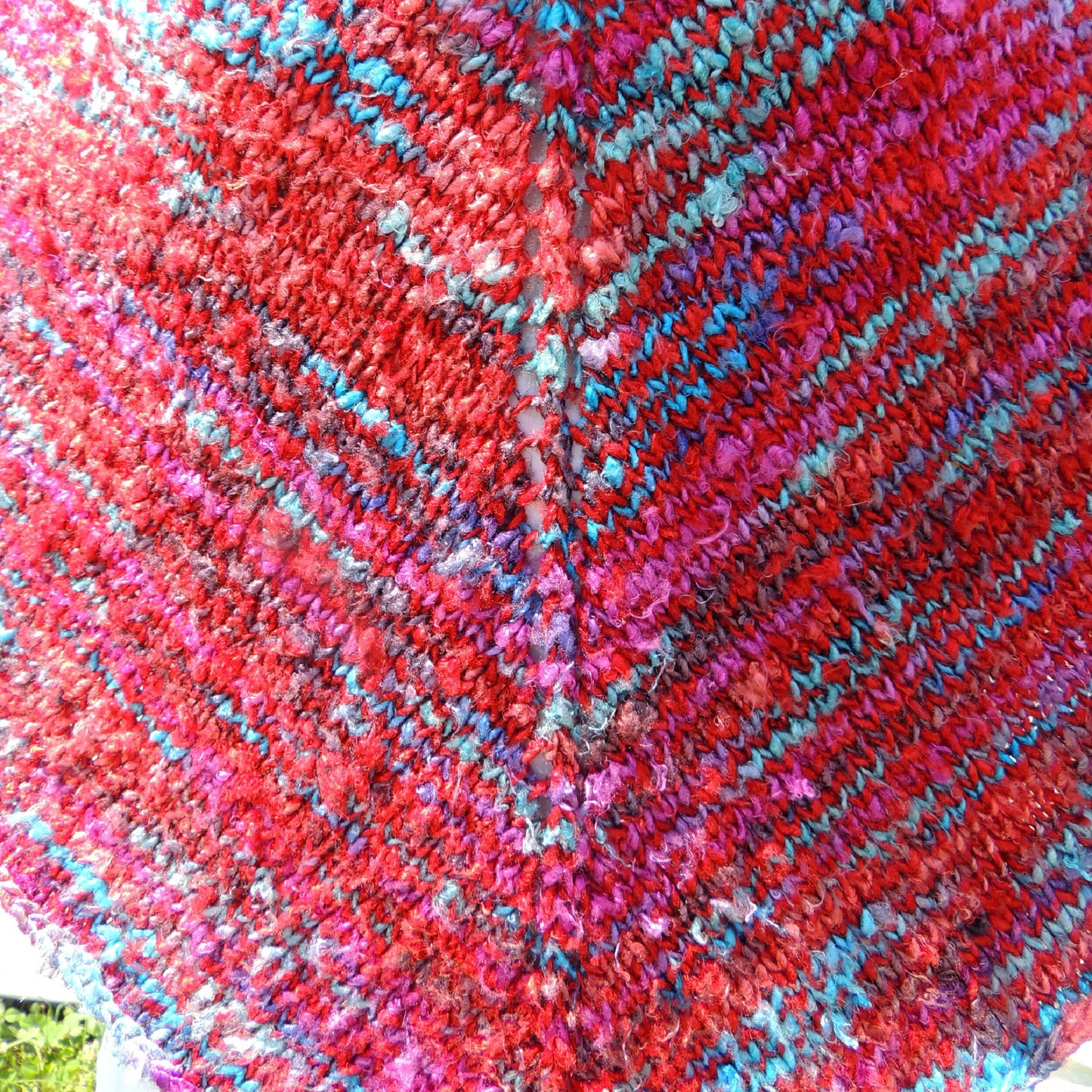 Scarlet Poncho Knit Pattern by Jessie At Home