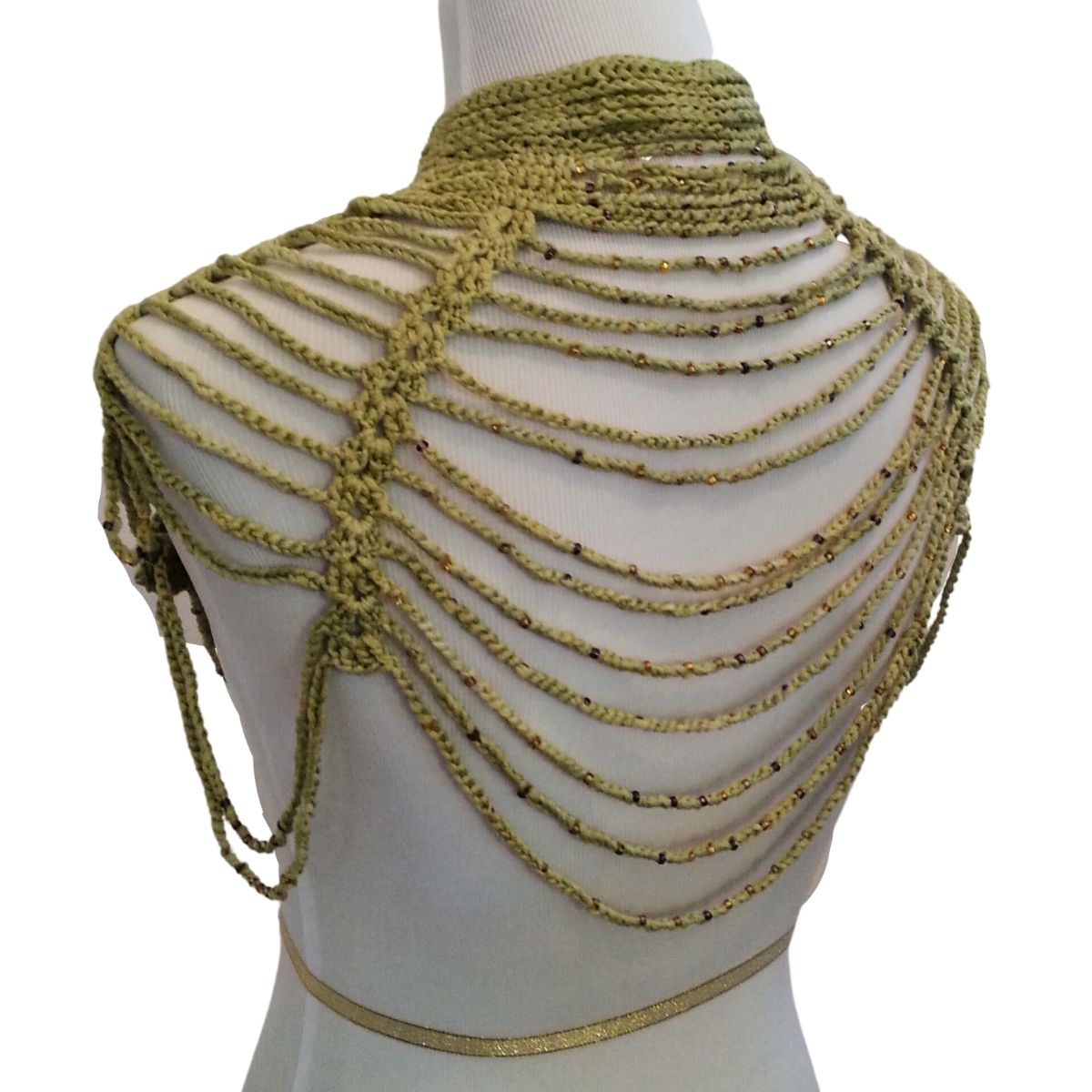 Waterfall Necklace Crochet Pattern by Jessie At Home