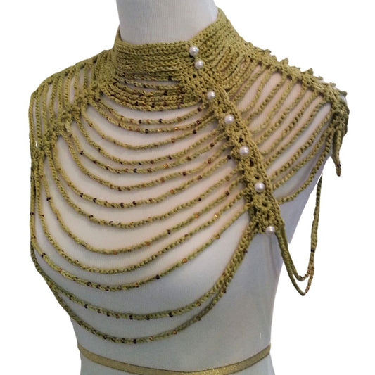 Waterfall Necklace Crochet Pattern by Jessie At Home