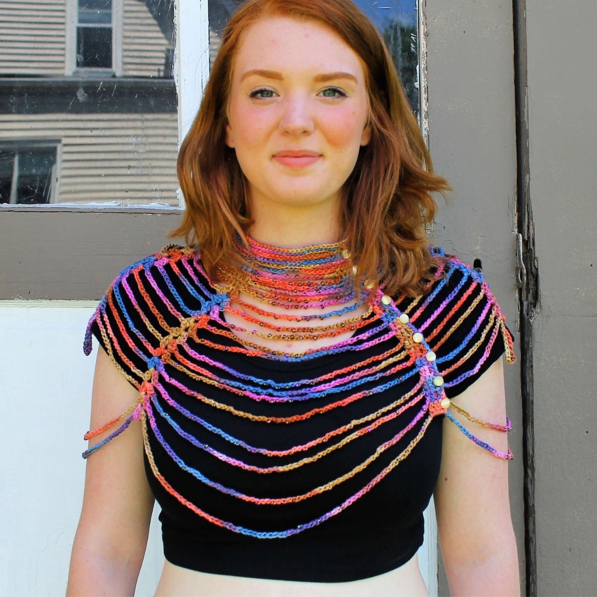 Waterfall Necklace Crochet Pattern by Jessie At Home