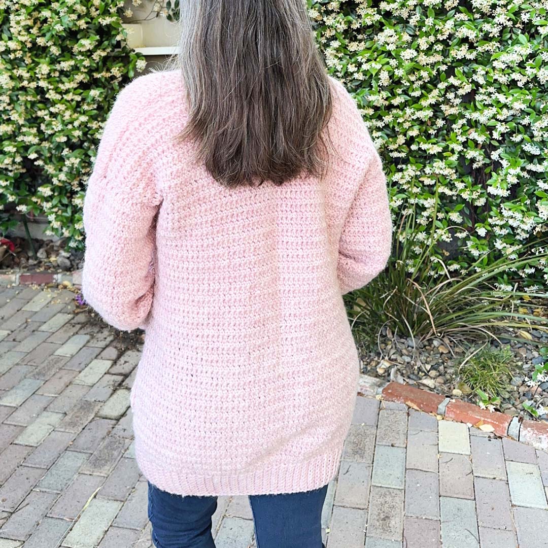 Gia Cardigan Crochet Pattern by Crystal Marin