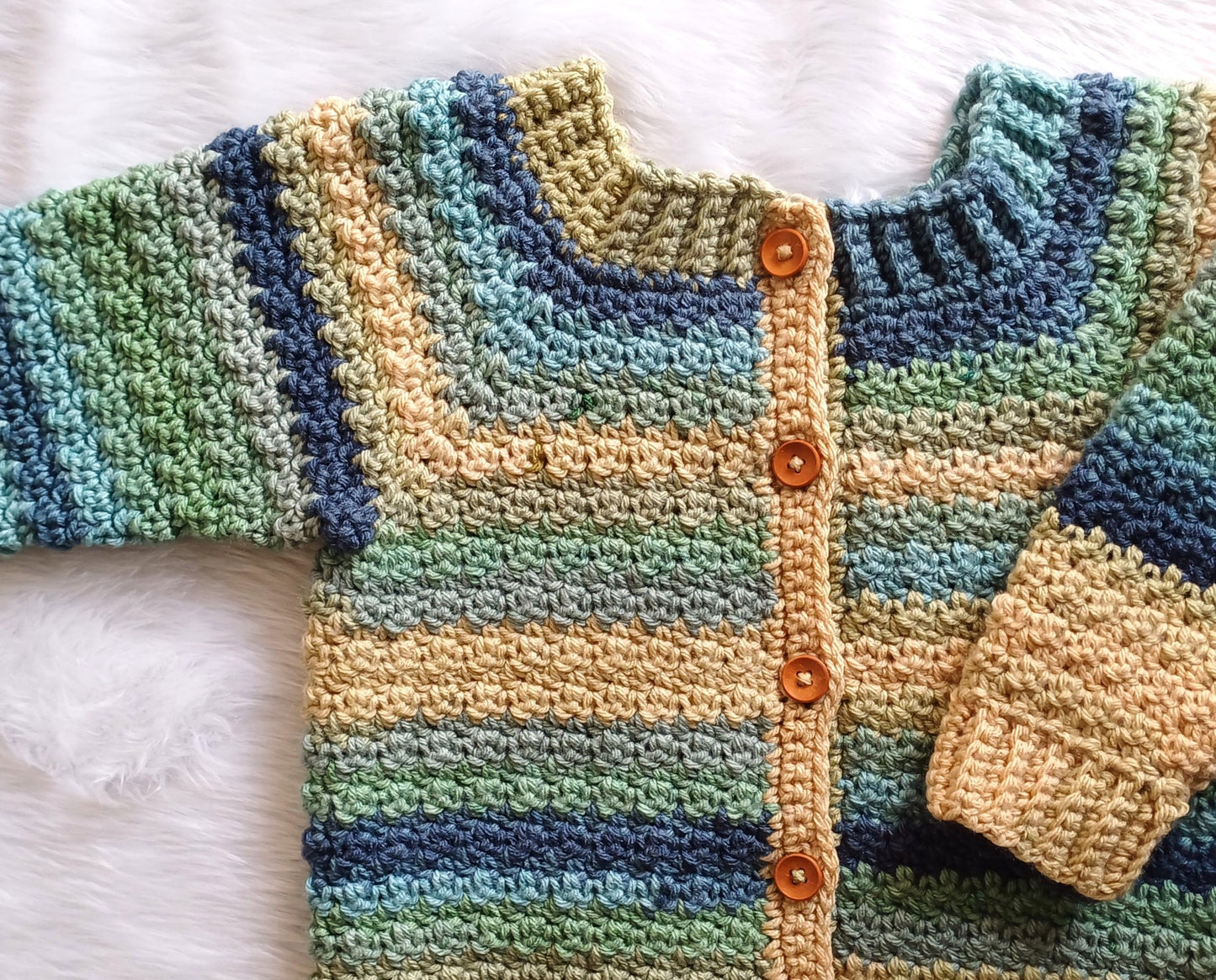 Oliver Cardi Pullover Child Crochet Pattern by Rashami Sarode