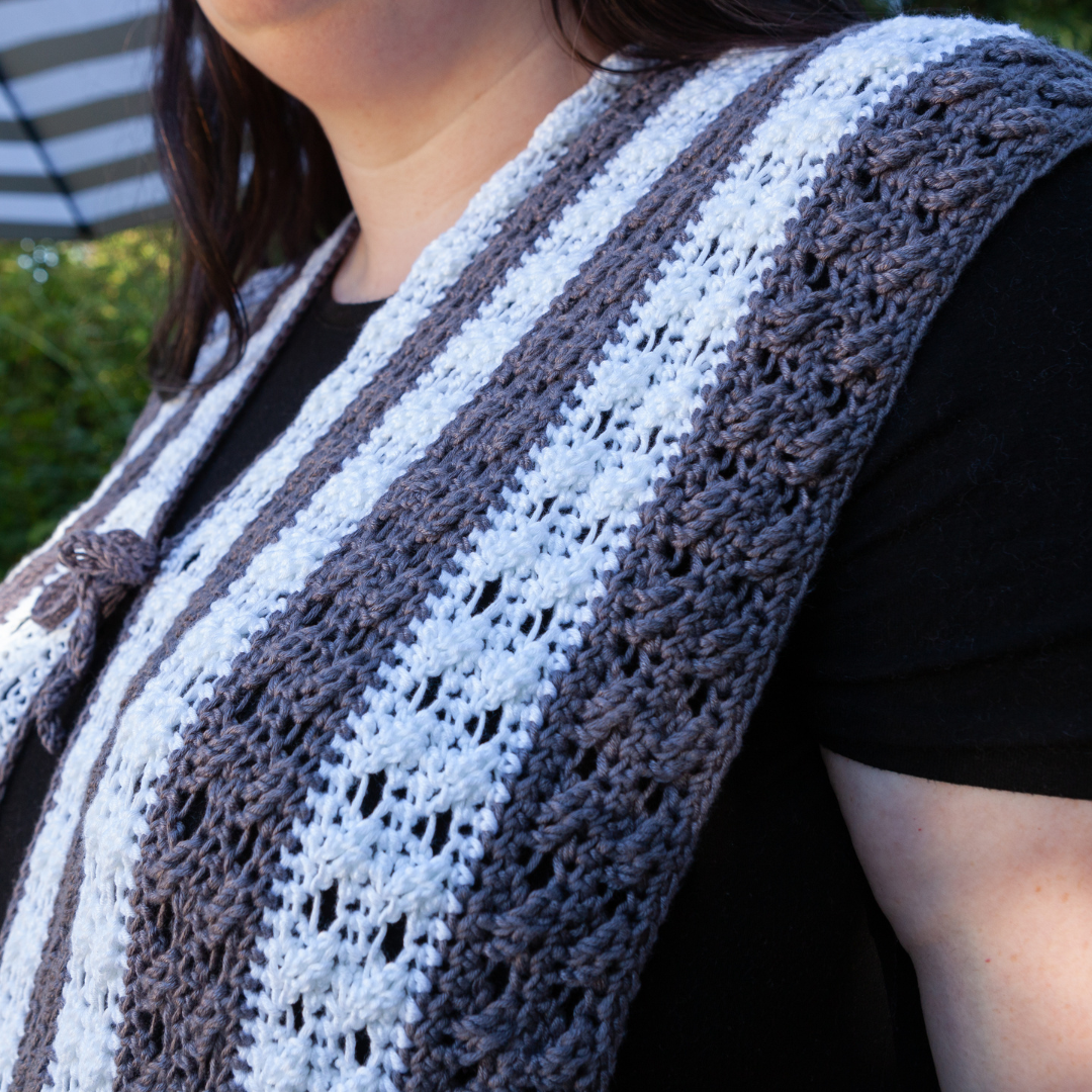 Star Crossed Double Wrap Crochet Pattern by Ila Quinn Trakel