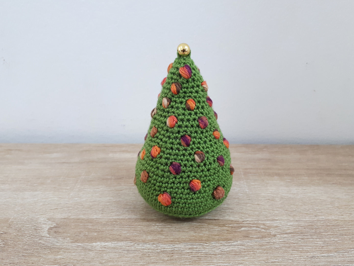 Bobbles Christmas Tree Ornament Crochet Pattern by Agat Rottman