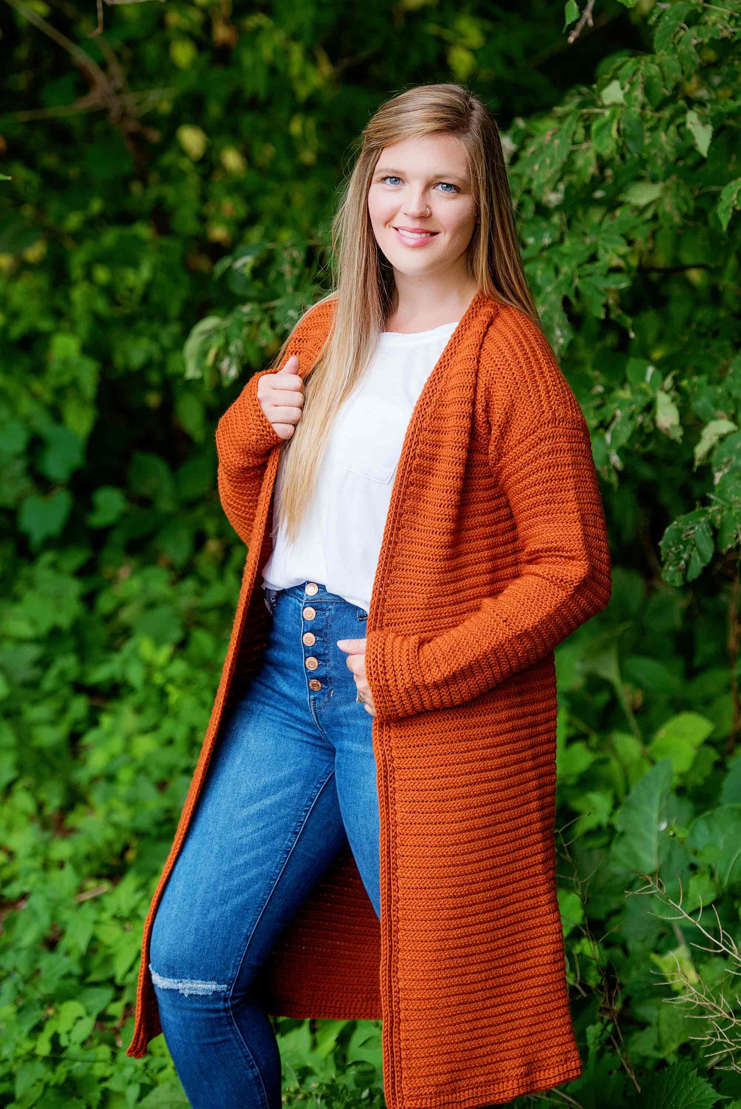 Cactus Blossom Cardigan Crochet PDF Pattern by Jessica Brandt Herr