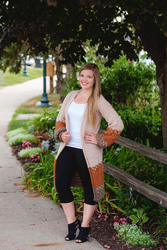 Ophelia Cardigan Crochet Pattern by Hortense Maskens