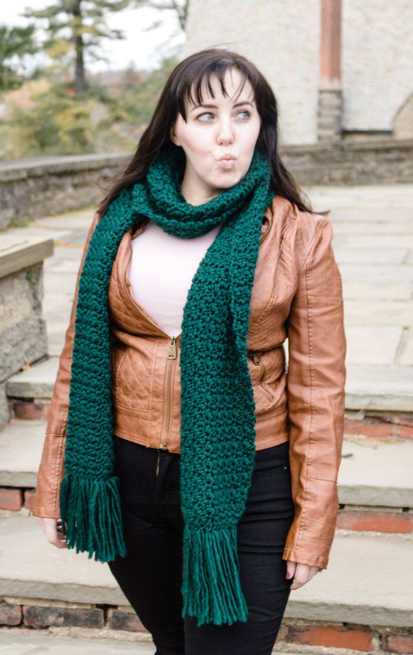 Adventurer Scarf Crochet Pattern by Jessica Herr