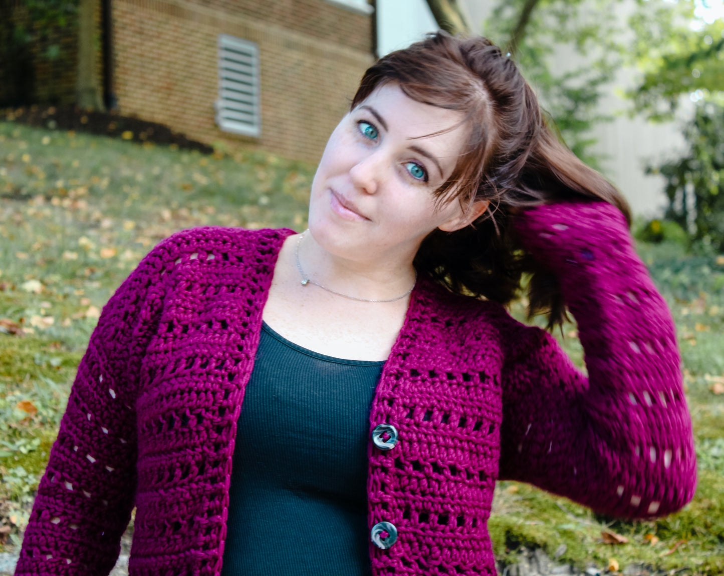 Autumn Sunrise Cardigan Crochet Pattern by Jessica Herr