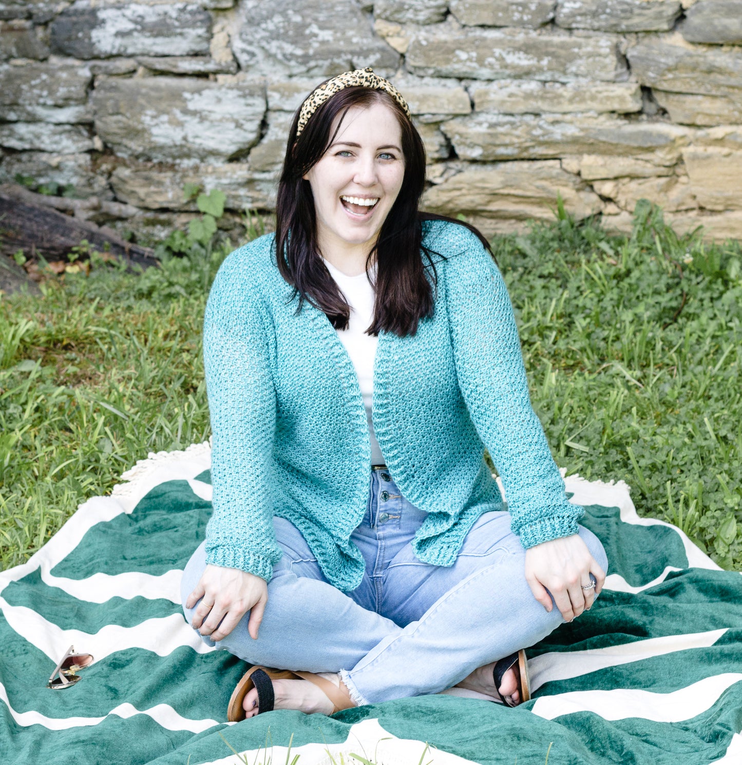Bahama Breeze Cardigan Crochet Pattern by Jessica Herr