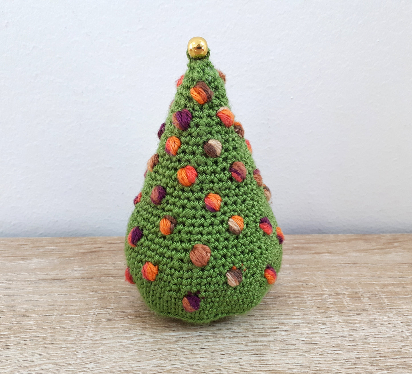 Bobbles Christmas Tree Ornament Crochet Pattern by Agat Rottman