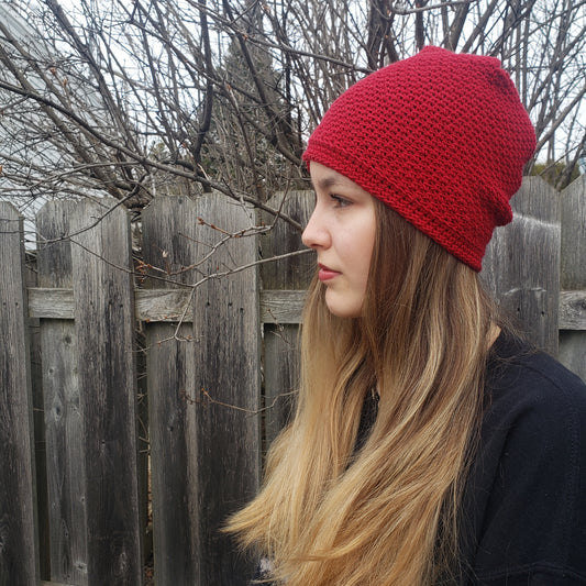 Crossed Seams Hat Crochet by Julie Desjardins