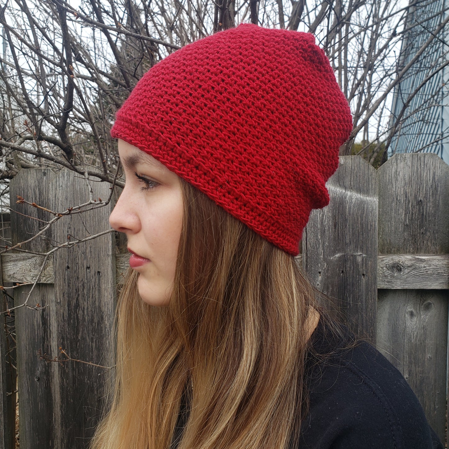 Crossed Seams Hat Crochet by Julie Desjardins
