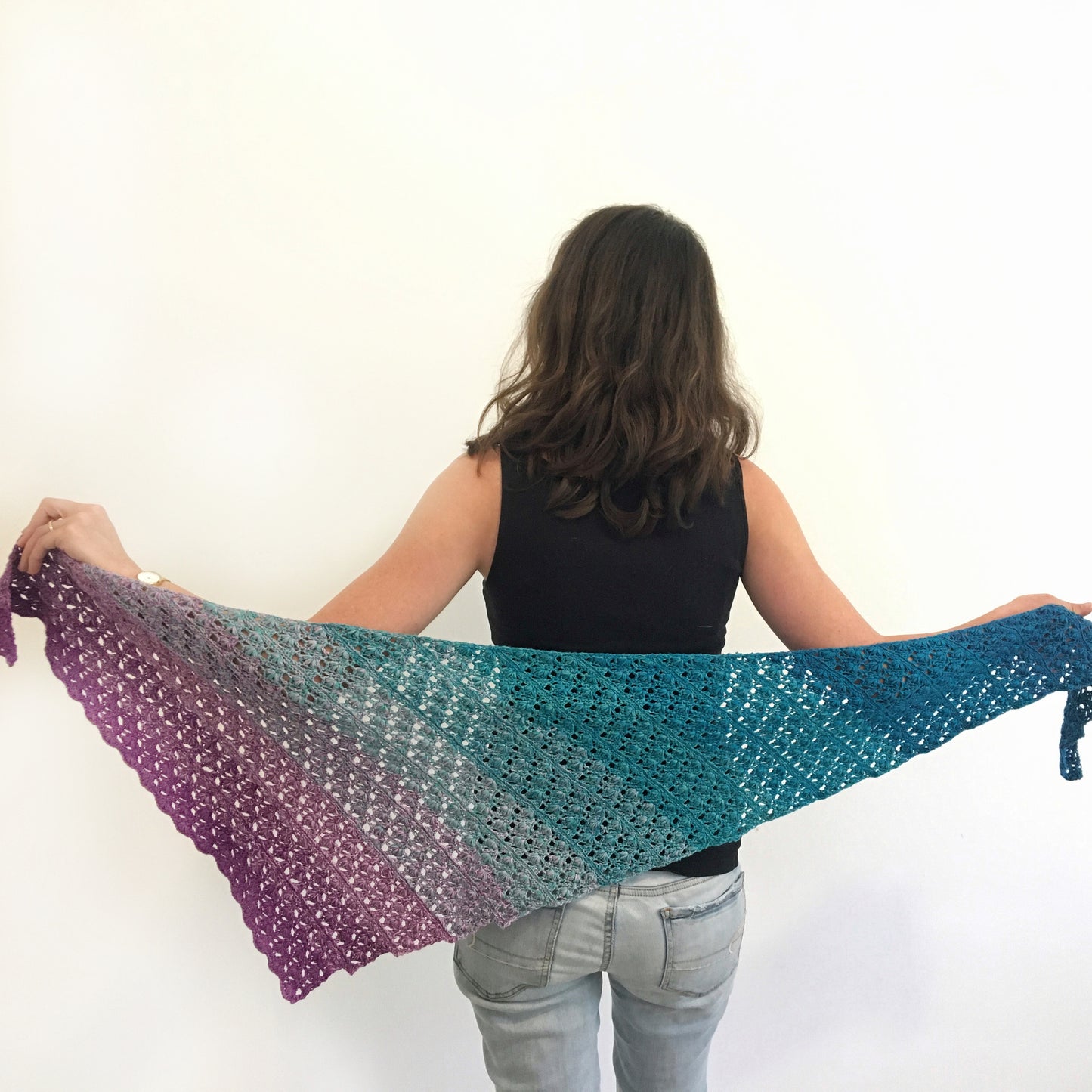 Flowers for Simone Shawl Crochet Pattern by Agat Rottman
