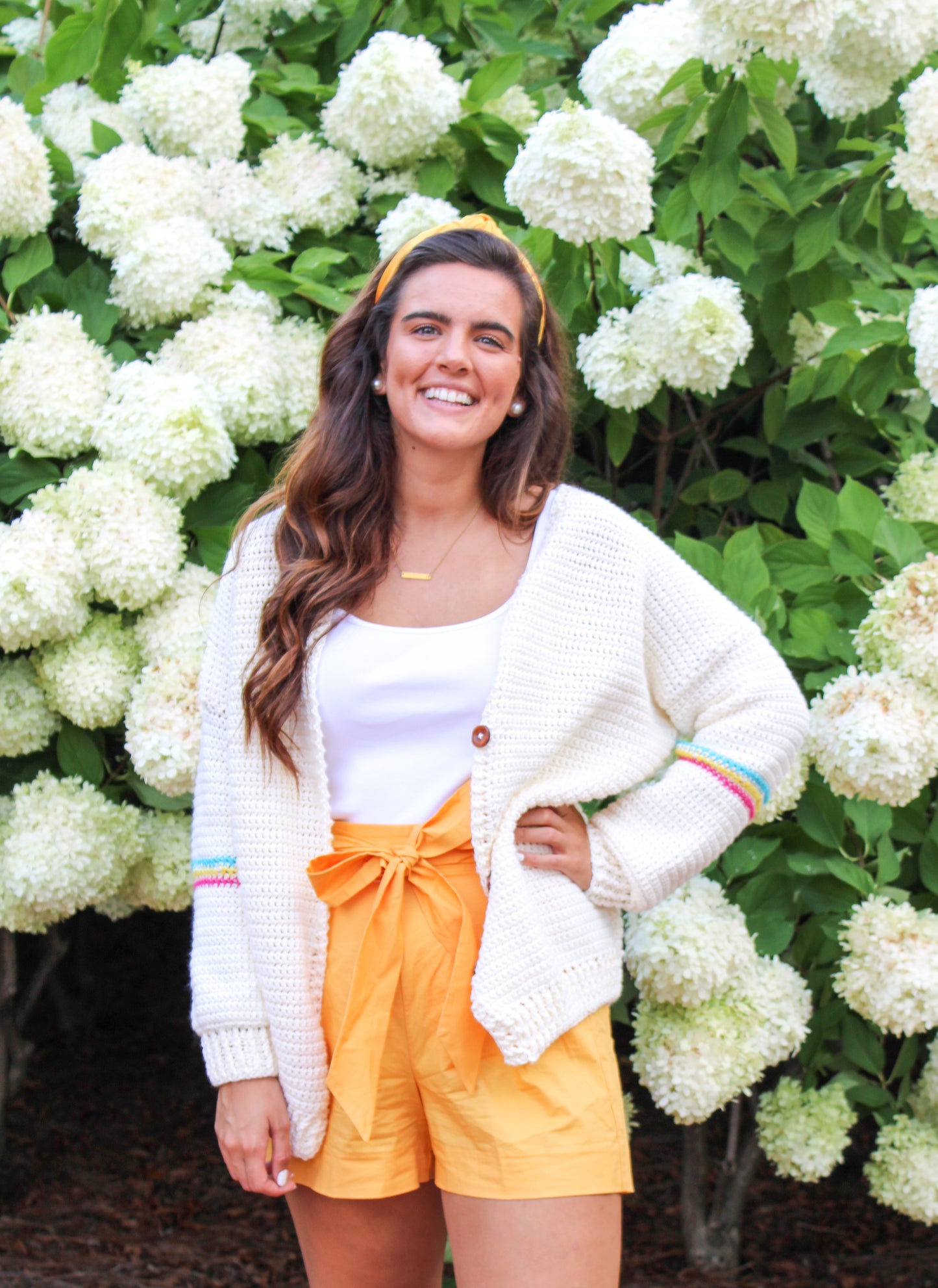 Happy Stripes Cardigan PDF Crochet Pattern by Jessica Herr